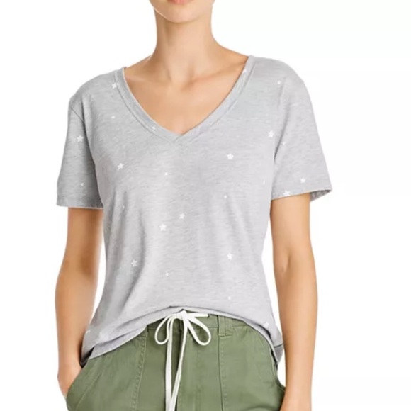 Z Supply The Star Print Gray Sweat Pant Joggers and Printed tee - Matching Set - Picture 2 of 6